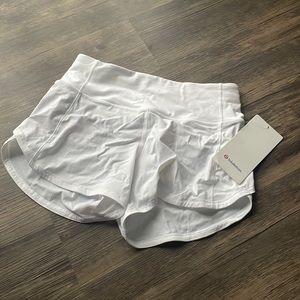 Lululemon mid rise speed up shorts
